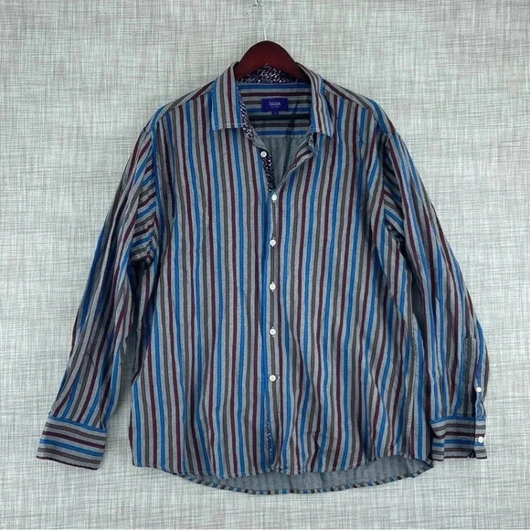 Tallia Shirt Button Down Long Sleeve Mens Size XL 1436 - Picture 1 of 8